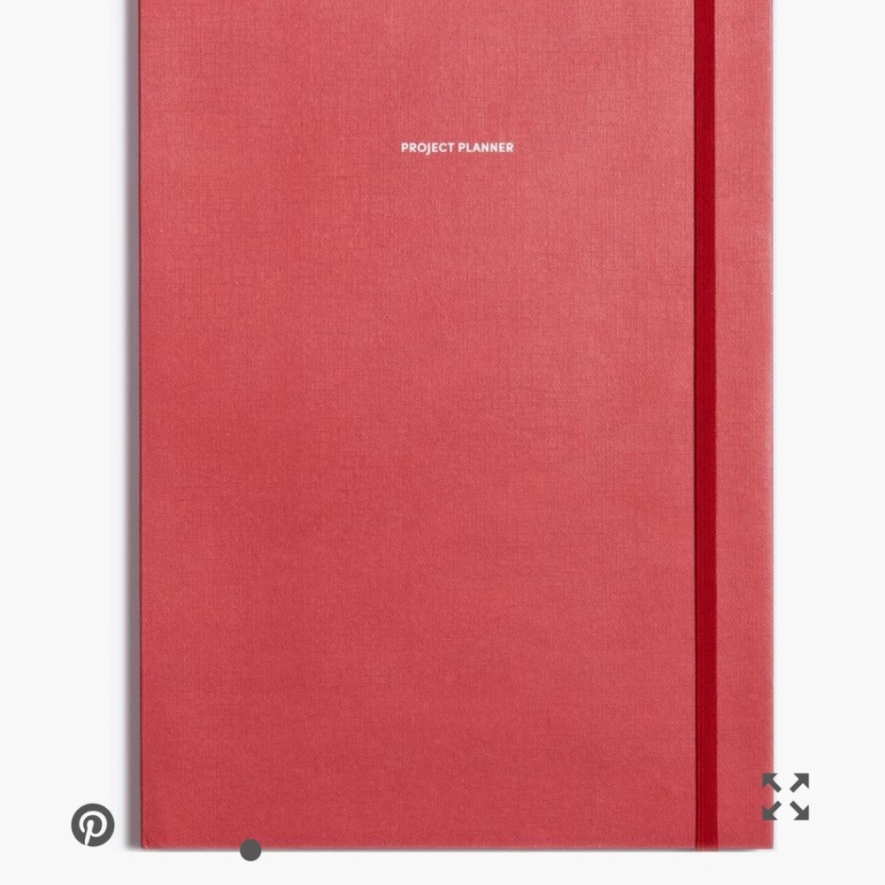 Poketo Project Planner in Red